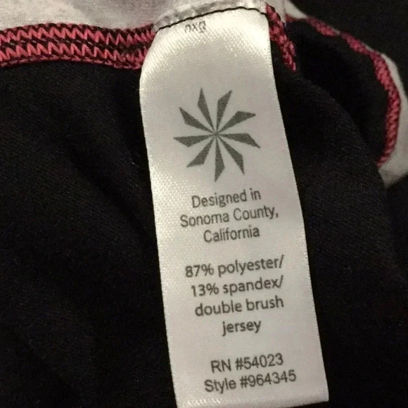 Athleta Multi-Striped Racerback Exercise Yoga Tank - Picture 6 of 6